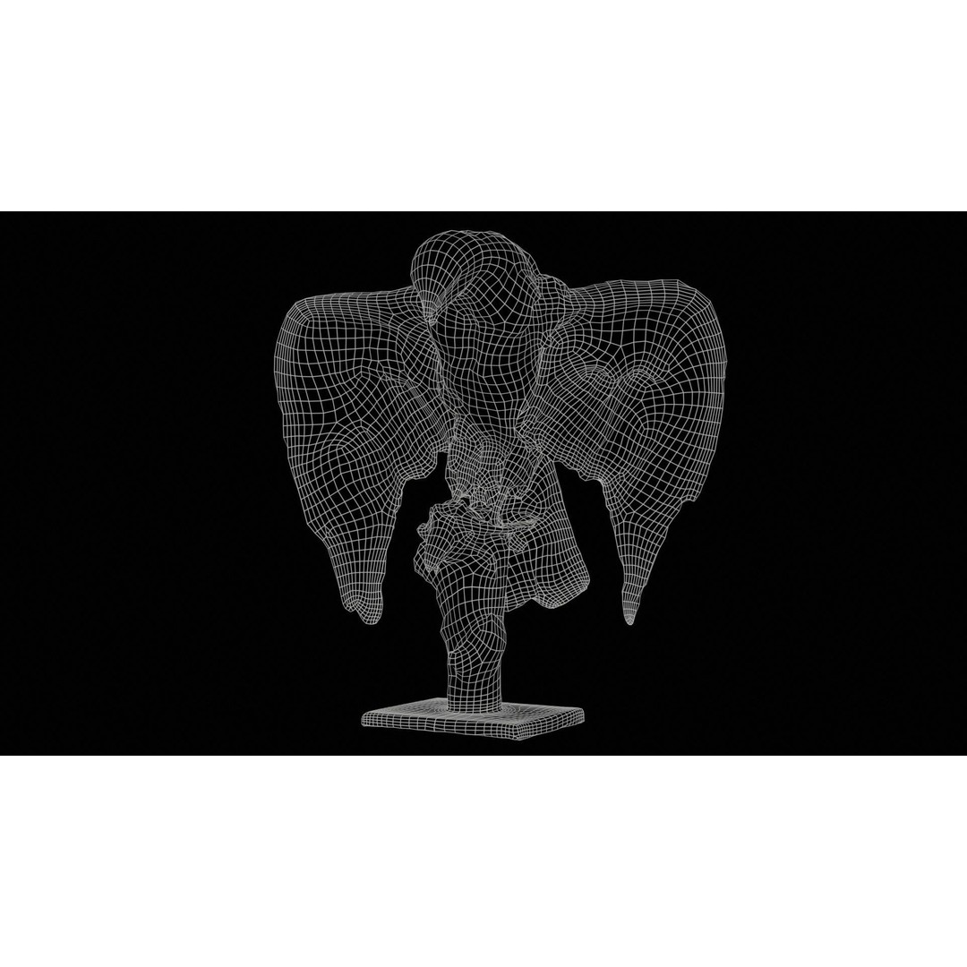 Australasian Harrier 3D Model – Low Poly Bird, FBX, Blender - View 13