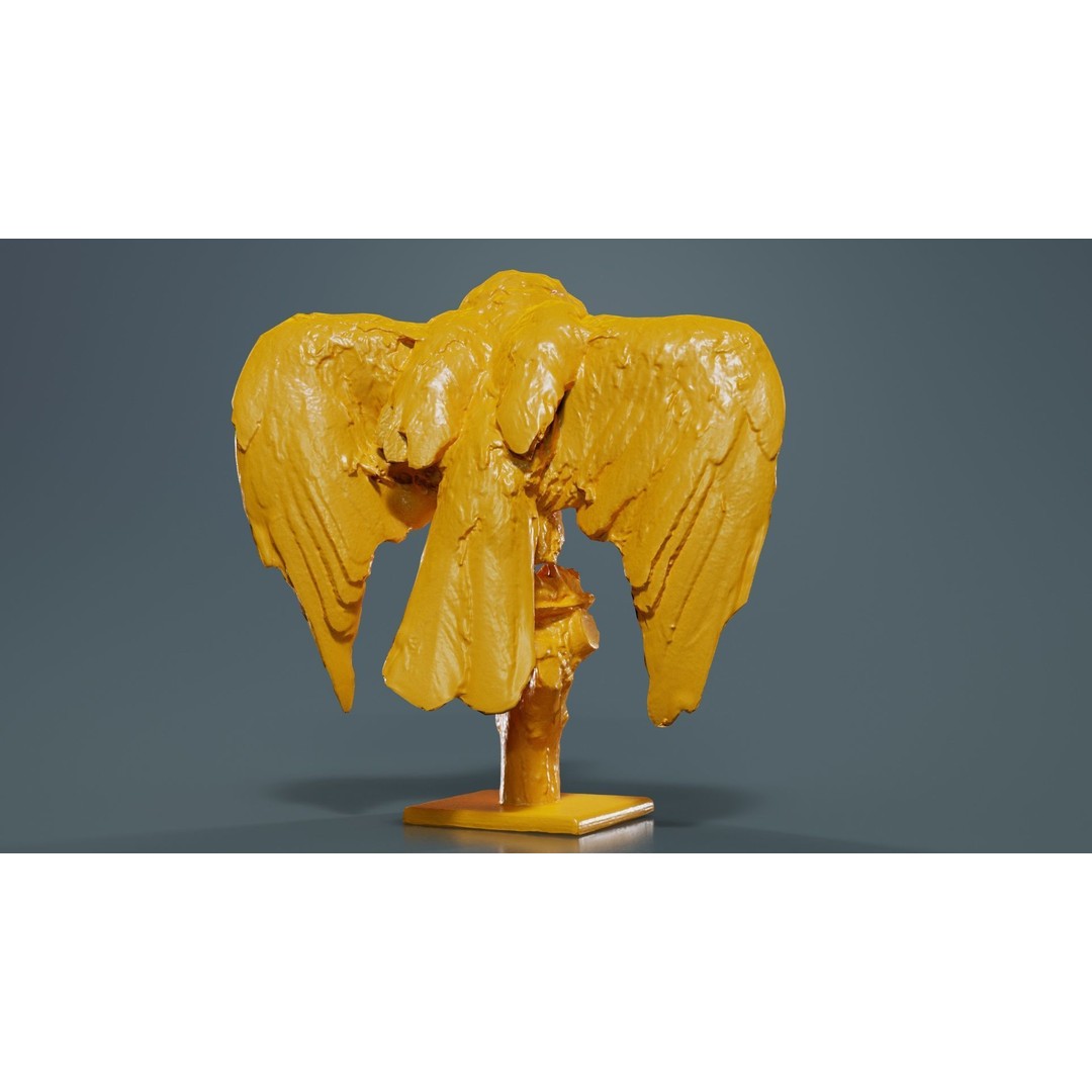 Australasian Harrier 3D Model – Low Poly Bird, FBX, Blender - View 15