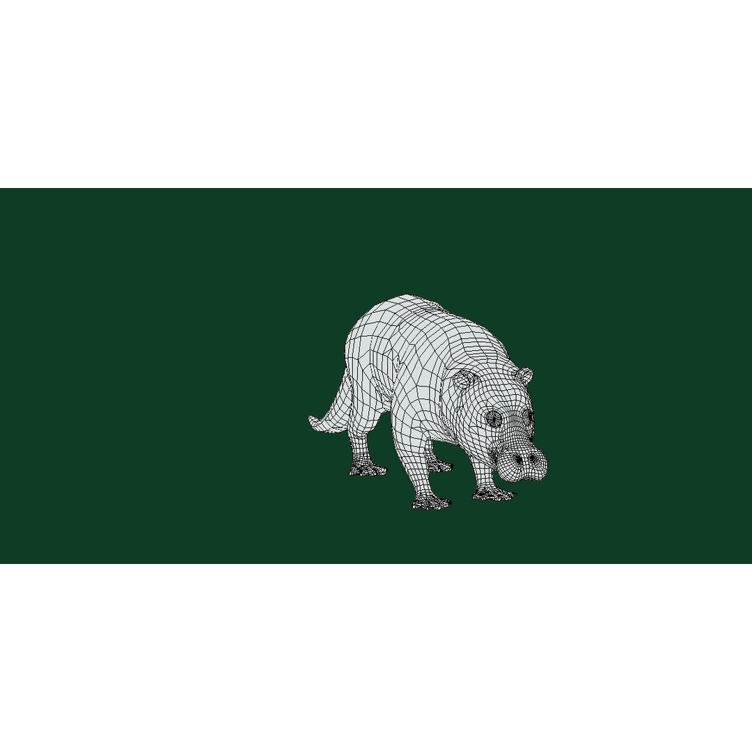Otter Civet 3D Model – Low Poly Game Ready Character, FBX - View 7