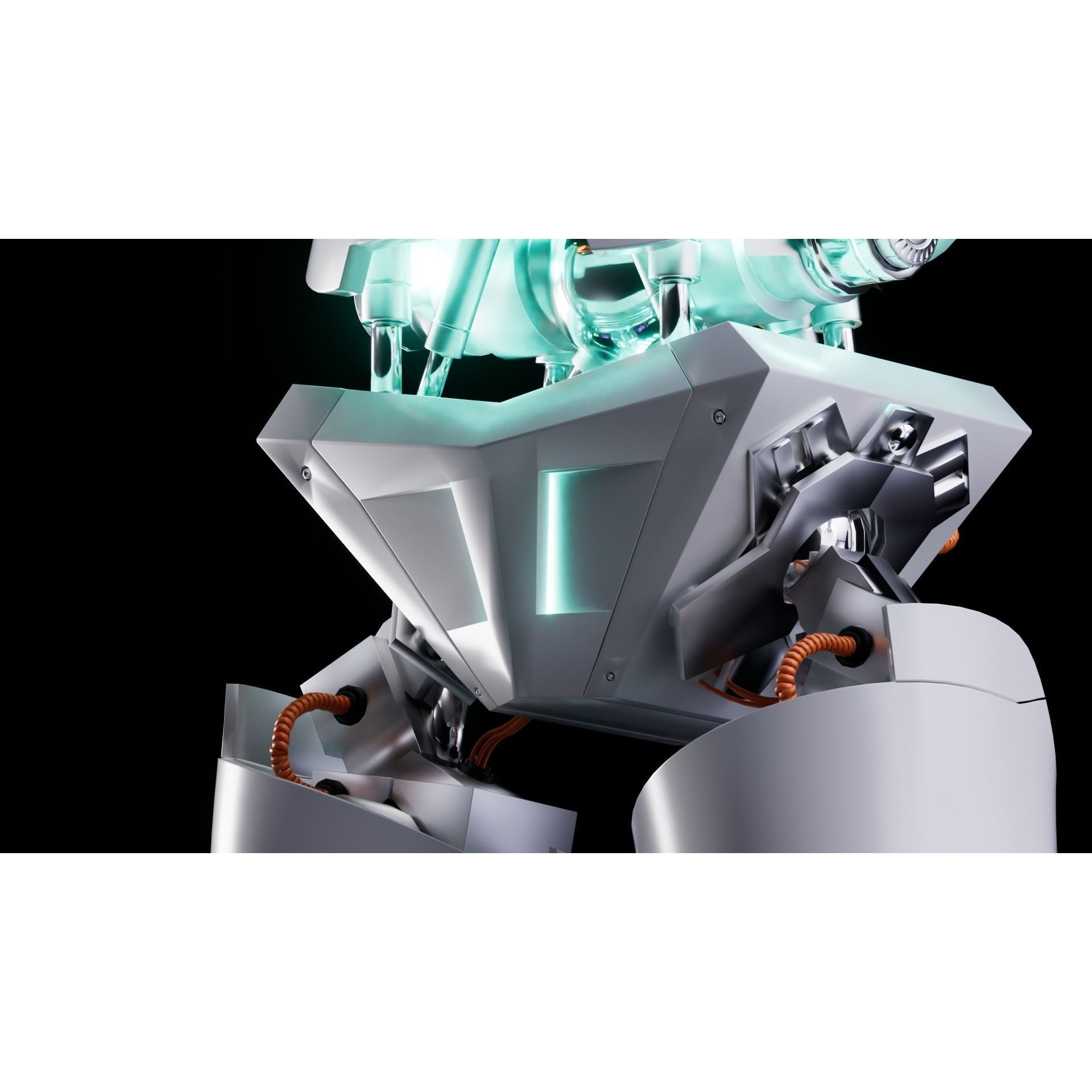 Robot - Low-Poly Game-Ready 3D Model - View 11