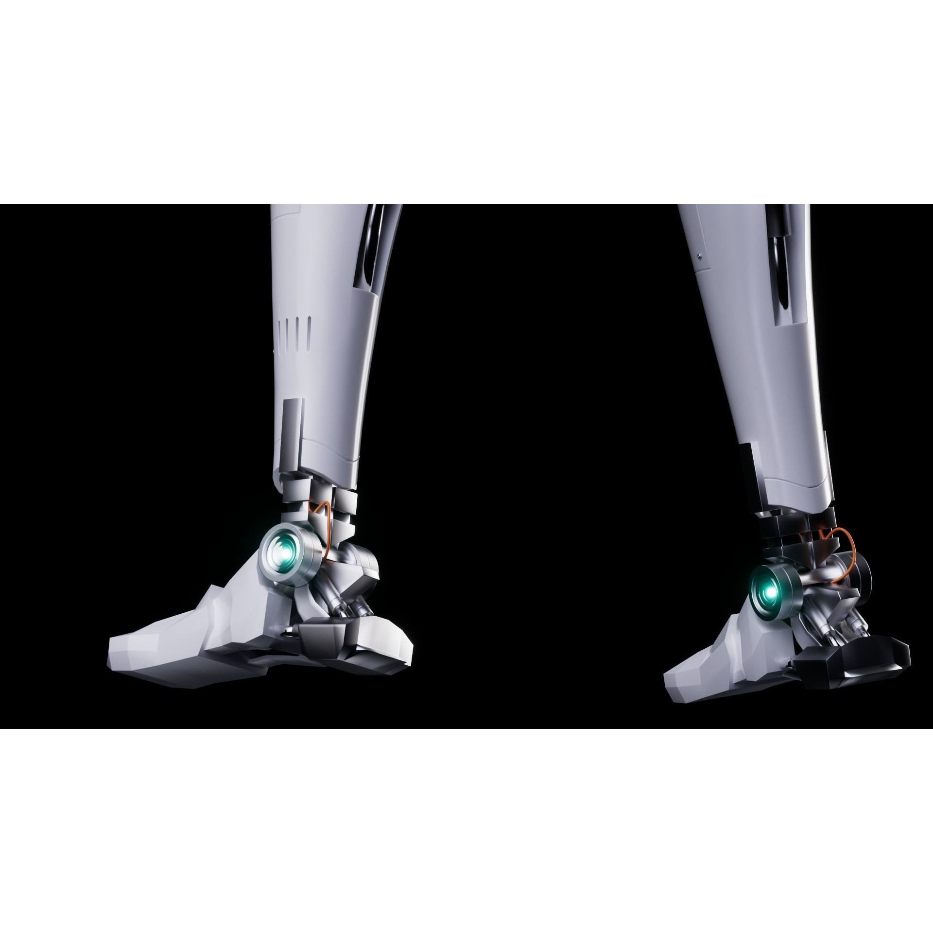 Robot - Low-Poly Game-Ready 3D Model - View 14