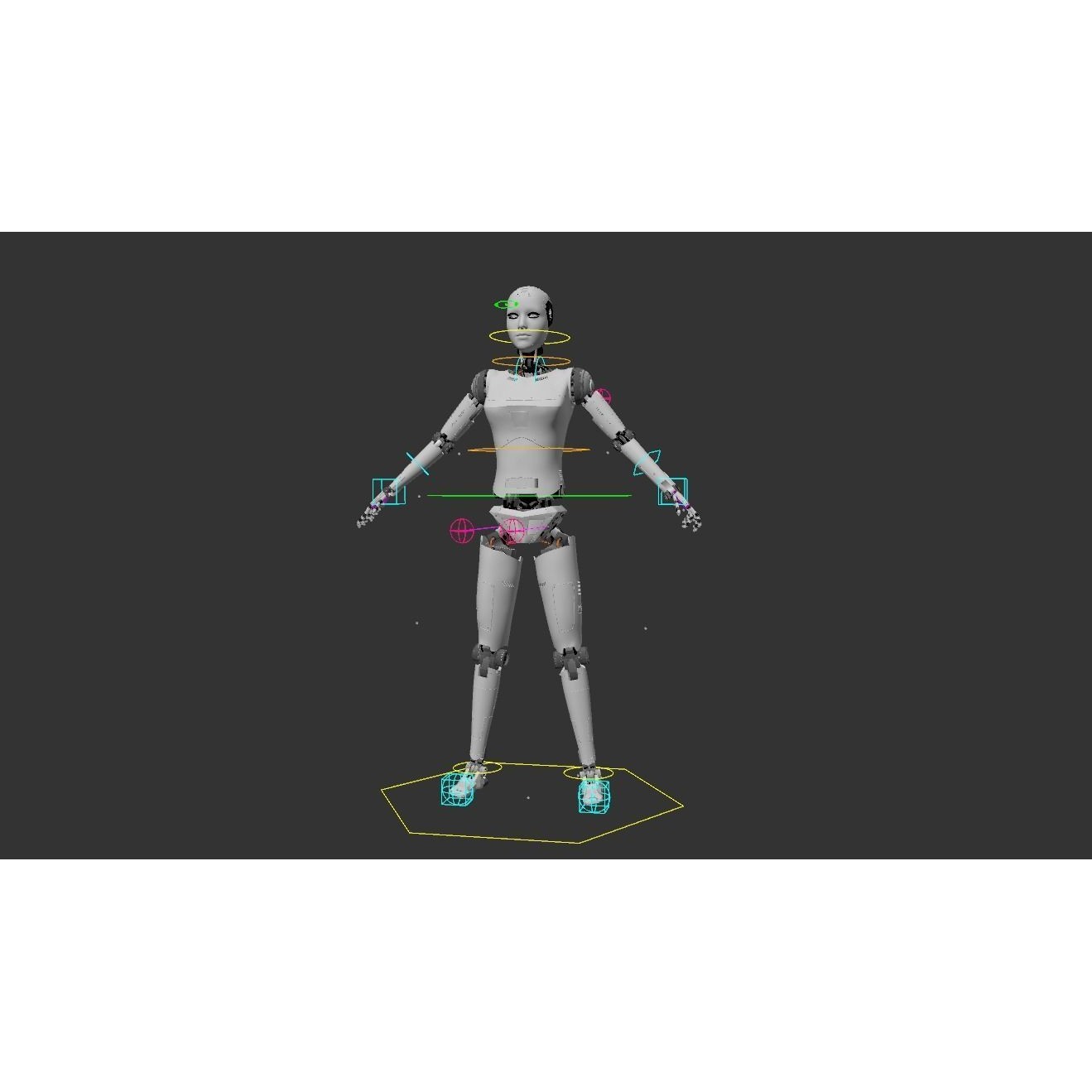 Robot - Low-Poly Game-Ready 3D Model - View 20