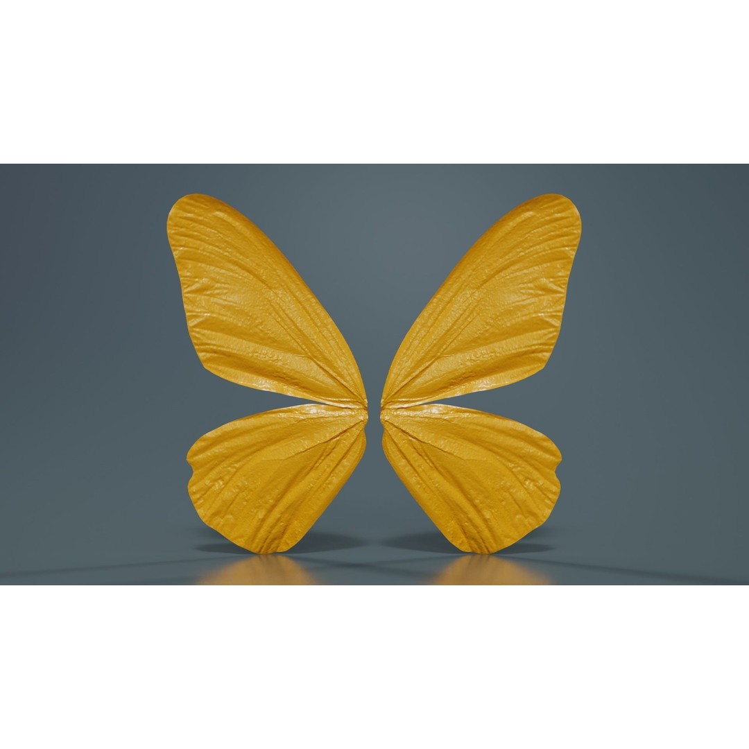 Common Rose Cethosia Biblis 3D Model – Low Poly Insect Asset, FBX, Blender - View 14