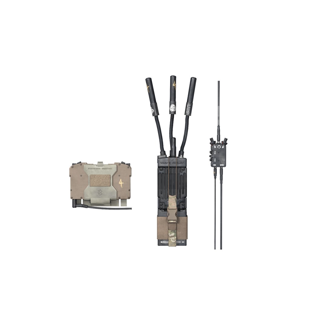 Military MPU5 Wave Relay Radio 3D Model – Game Ready PBR Asset, FBX, OBJ - View 4