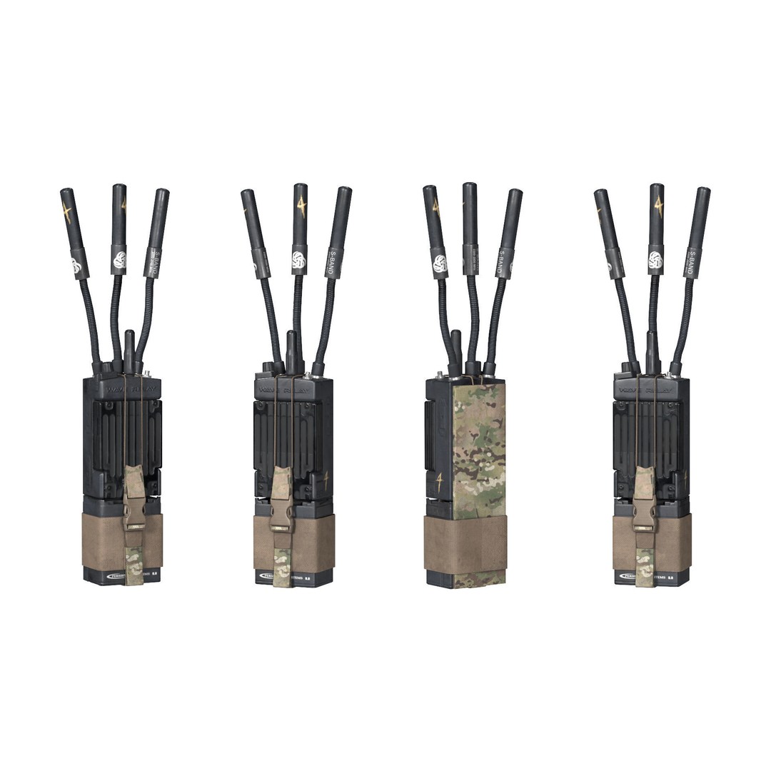 Military MPU5 Wave Relay Radio 3D Model – Game Ready PBR Asset, FBX, OBJ - View 5