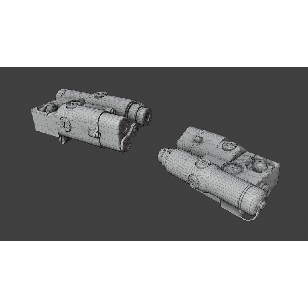 SOT Aspid Laser Designator 3D Model – Low Poly Military Asset, FBX