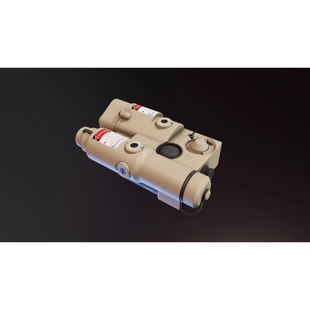 SOT Aspid Laser Designator 3D Model – Low Poly Military Asset, FBX - View 2