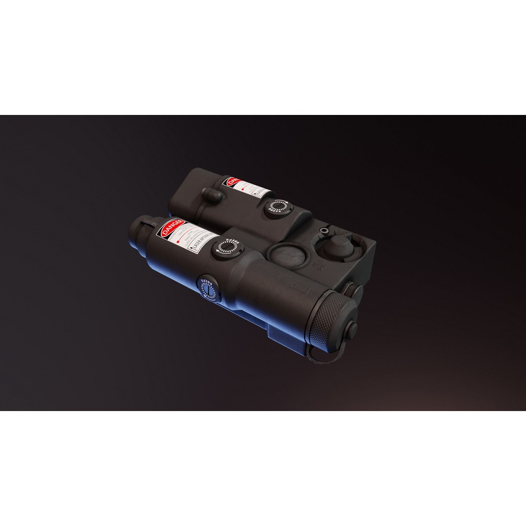 SOT Aspid Laser Designator 3D Model – Low Poly Military Asset, FBX - View 3
