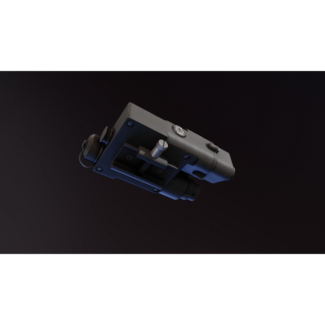 SOT Aspid Laser Designator 3D Model – Low Poly Military Asset, FBX - View 6