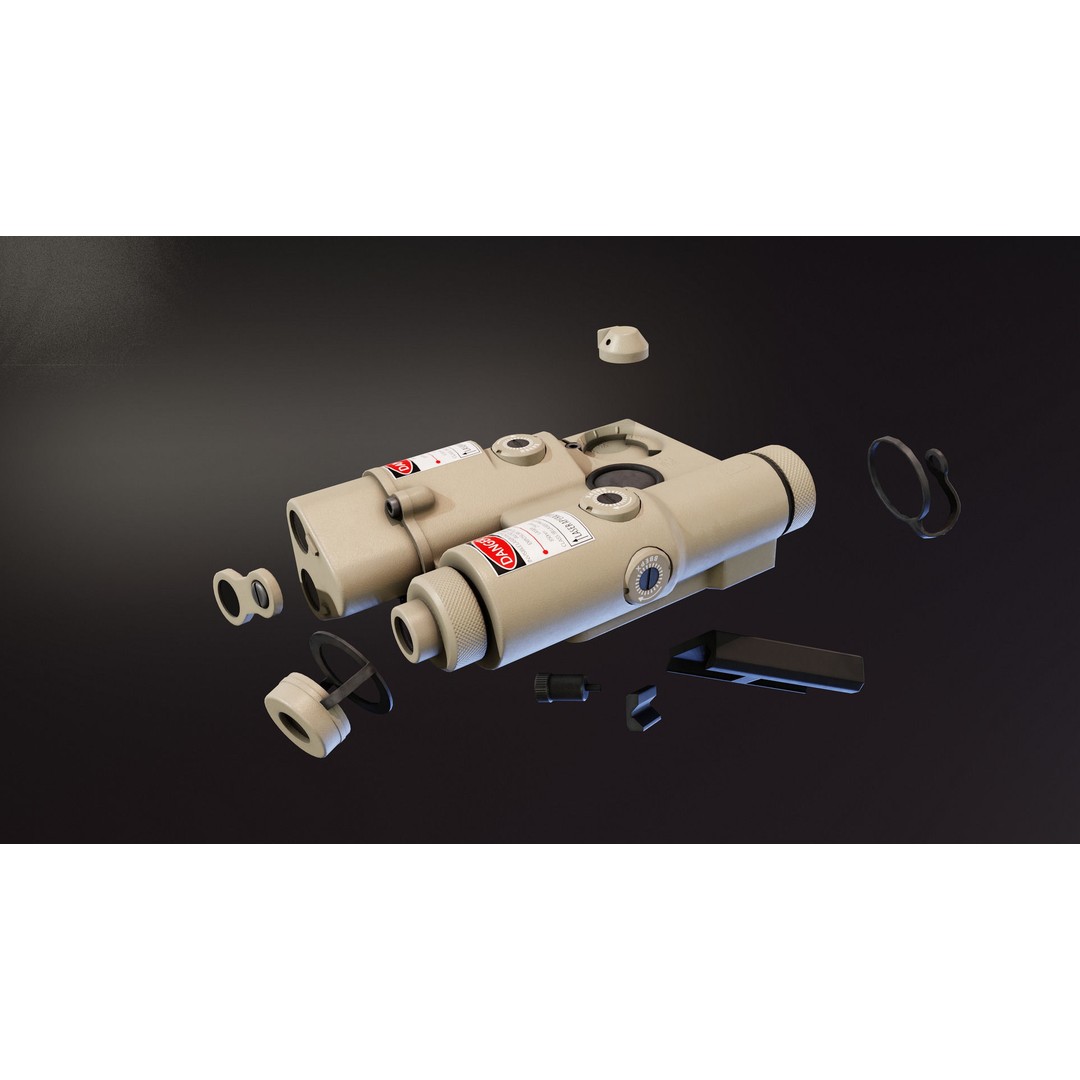 SOT Aspid Laser Designator 3D Model – Low Poly Military Asset, FBX - View 8