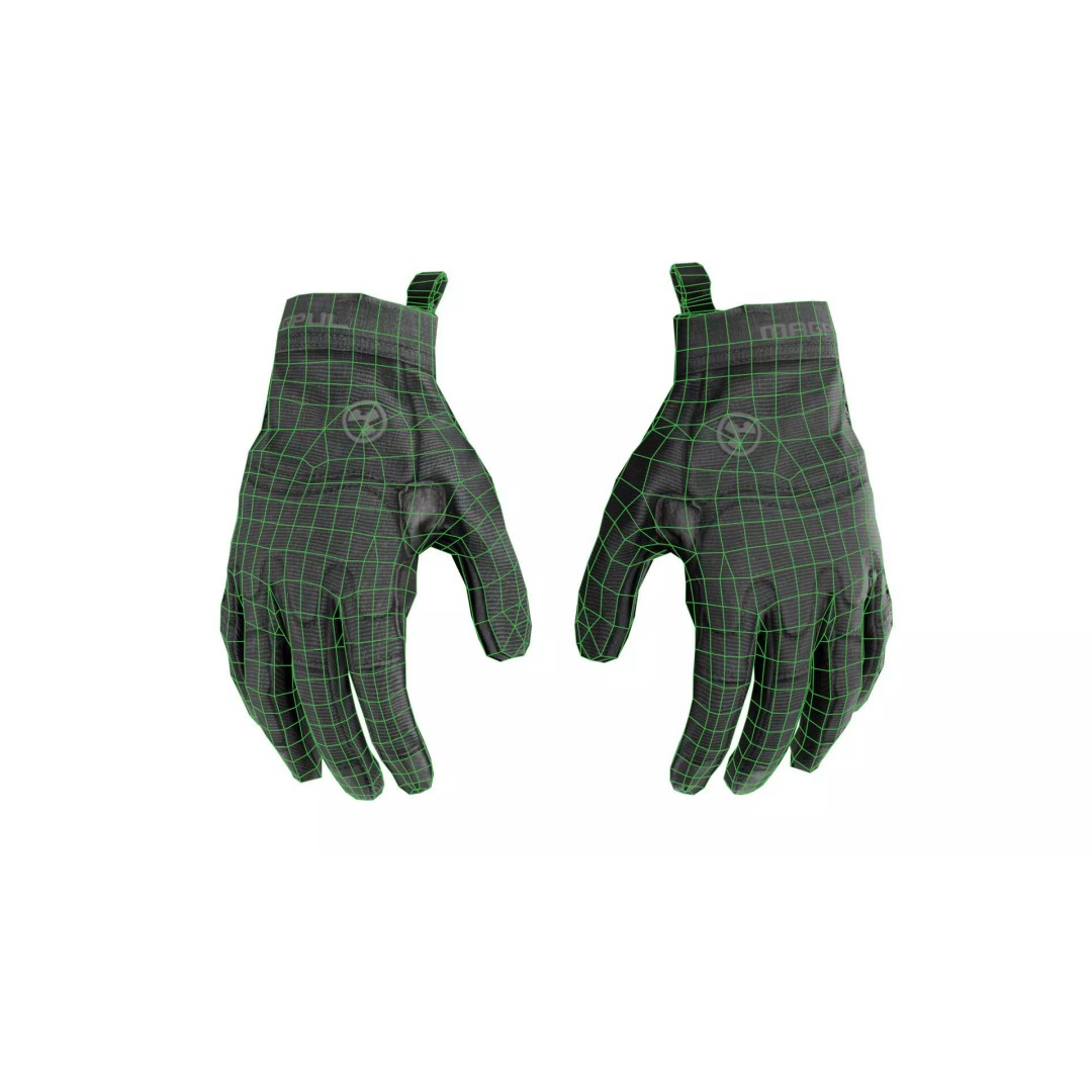 Magpul Patrol Gloves 3D Model – Low Poly Game Asset, FBX, PBR - View 8