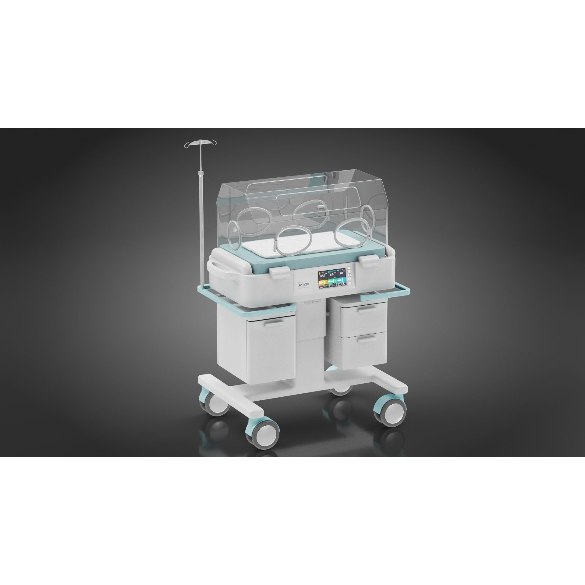 Baby Incubator - Low-Poly Game-Ready 3D Model - View 18