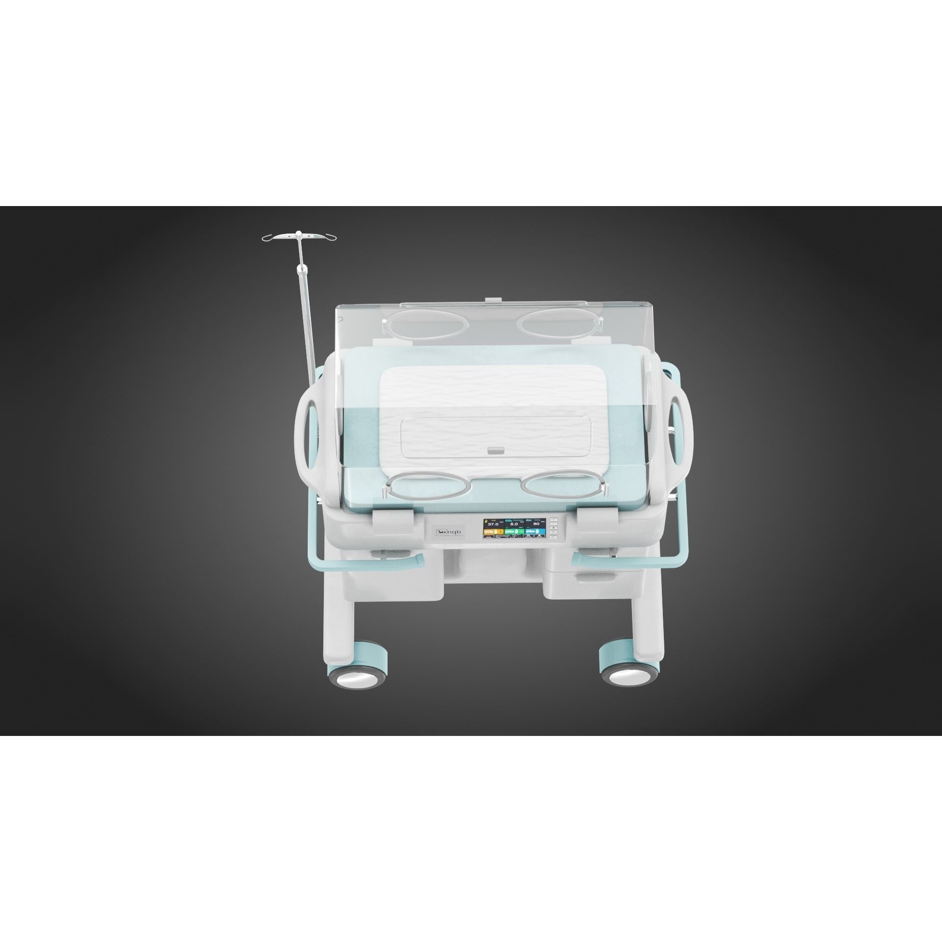 Baby Incubator - Low-Poly Game-Ready 3D Model - View 24