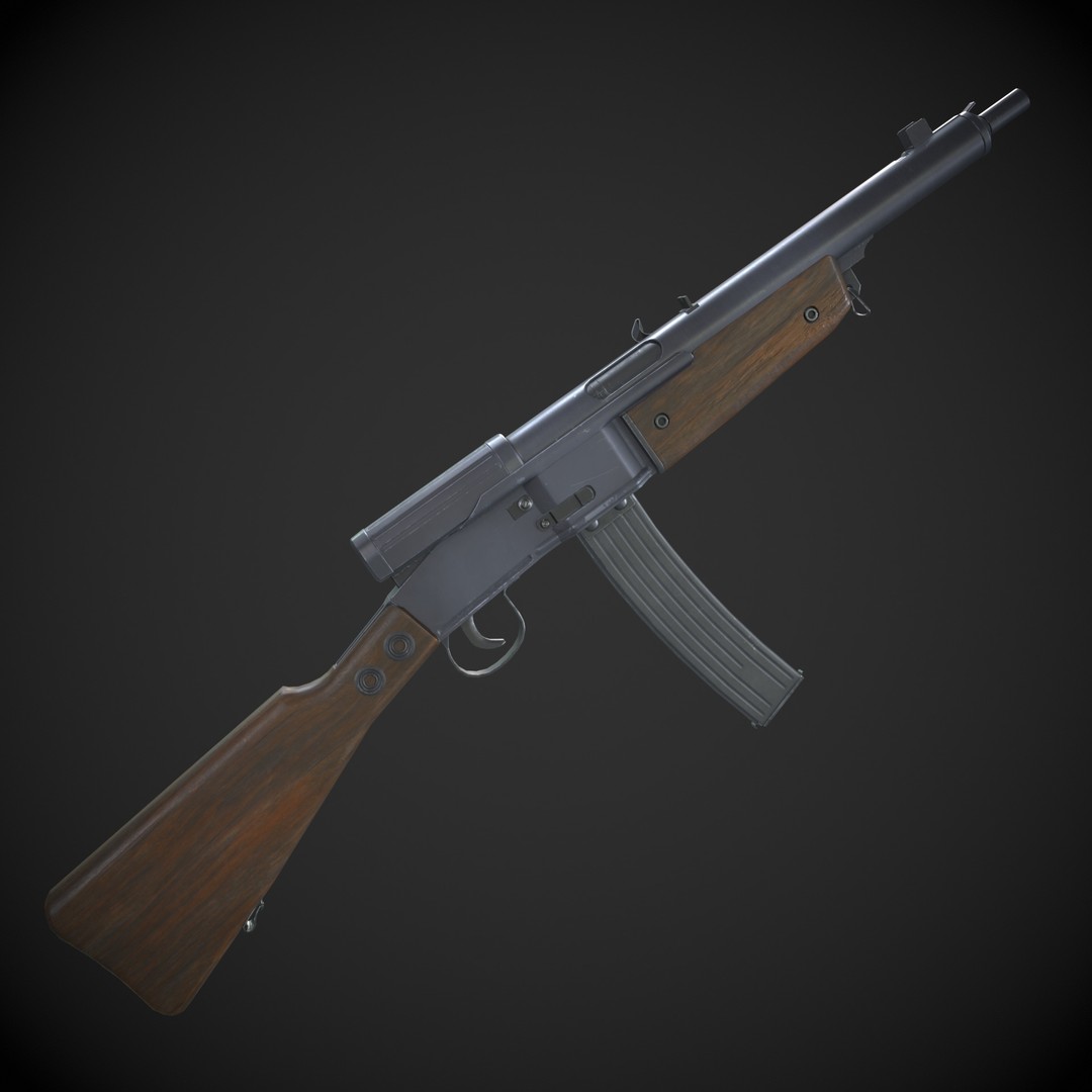 Volkssturmgewehr 3D Model – Low Poly Game-Ready Asset, FBX