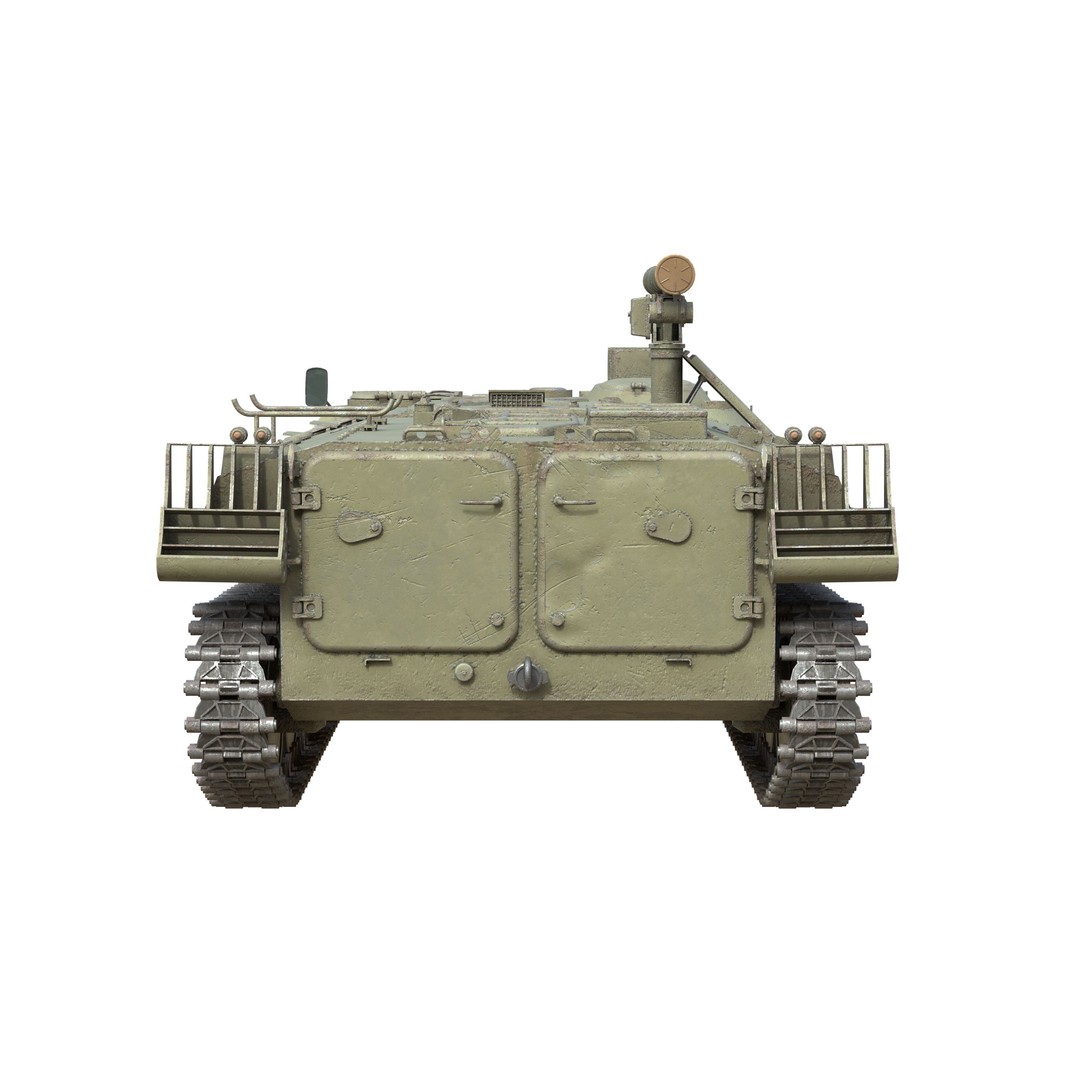 9K114 Shturm Saclos 3D Model – Low Poly Military Vehicle, FBX - View 10