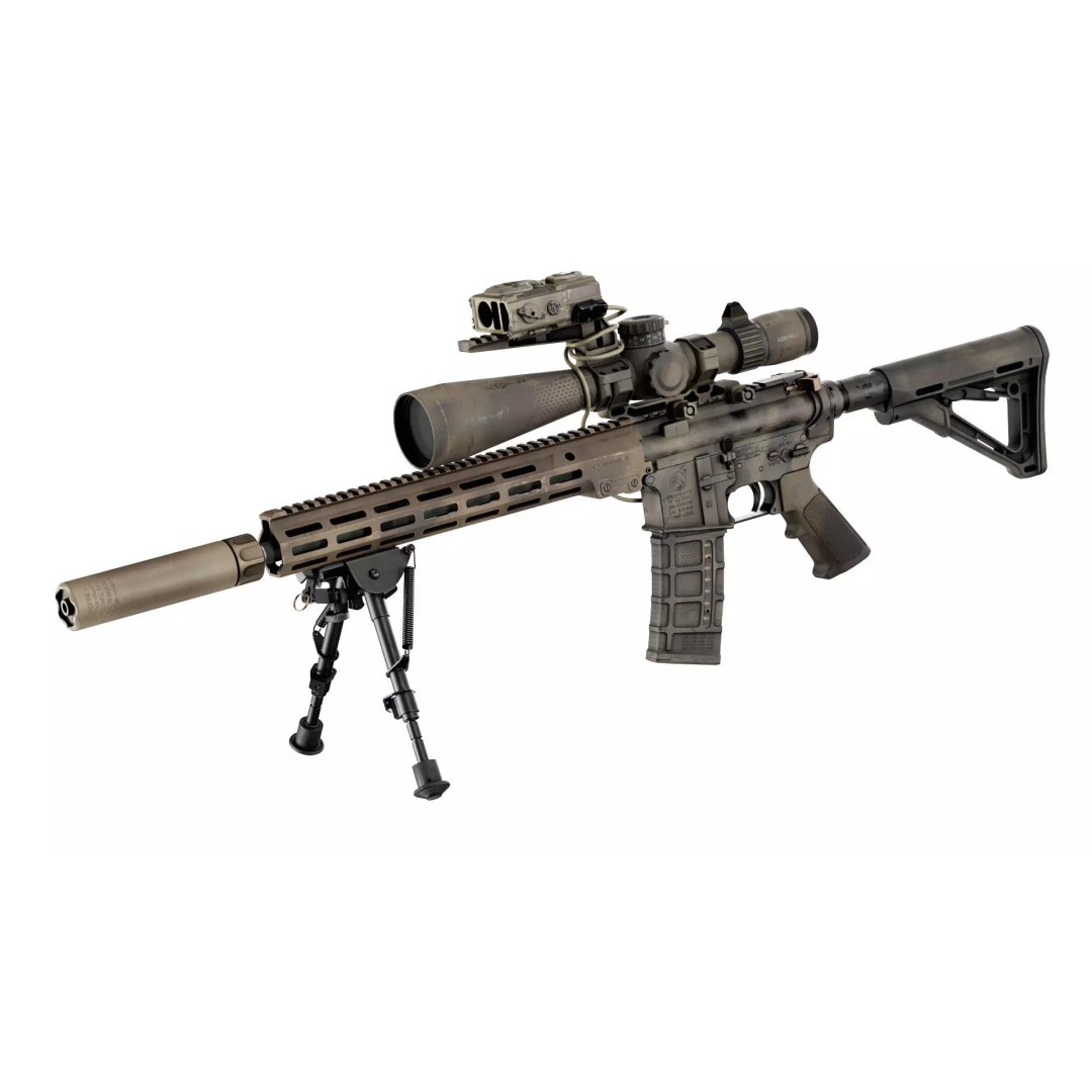 Harris Bipod 3D Model – Low Poly Game-Ready Asset, FBX, OBJ, Blender - View 3