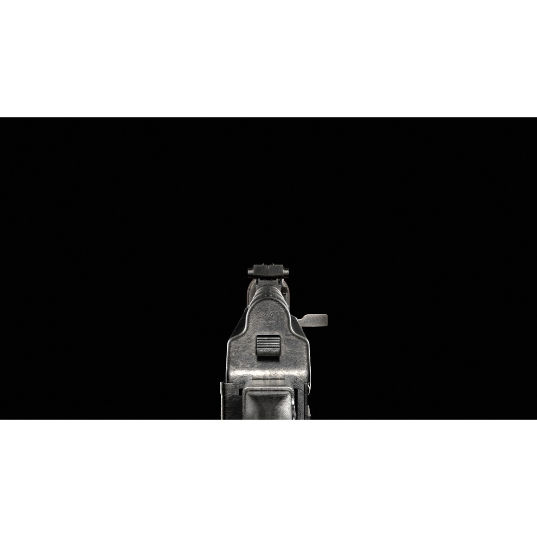 AKS-74 Kalashnikov Assault Rifle 3D Model – Low Poly Game Ready, FBX - View 32
