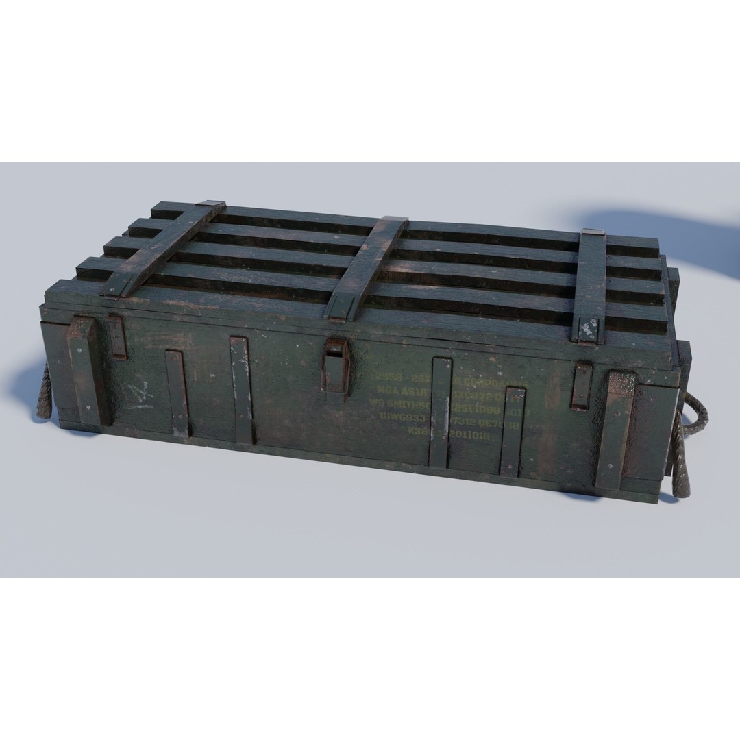Military and Industrial Prop Pack 3D Model – Low Poly Game Ready Assets, FBX - View 4