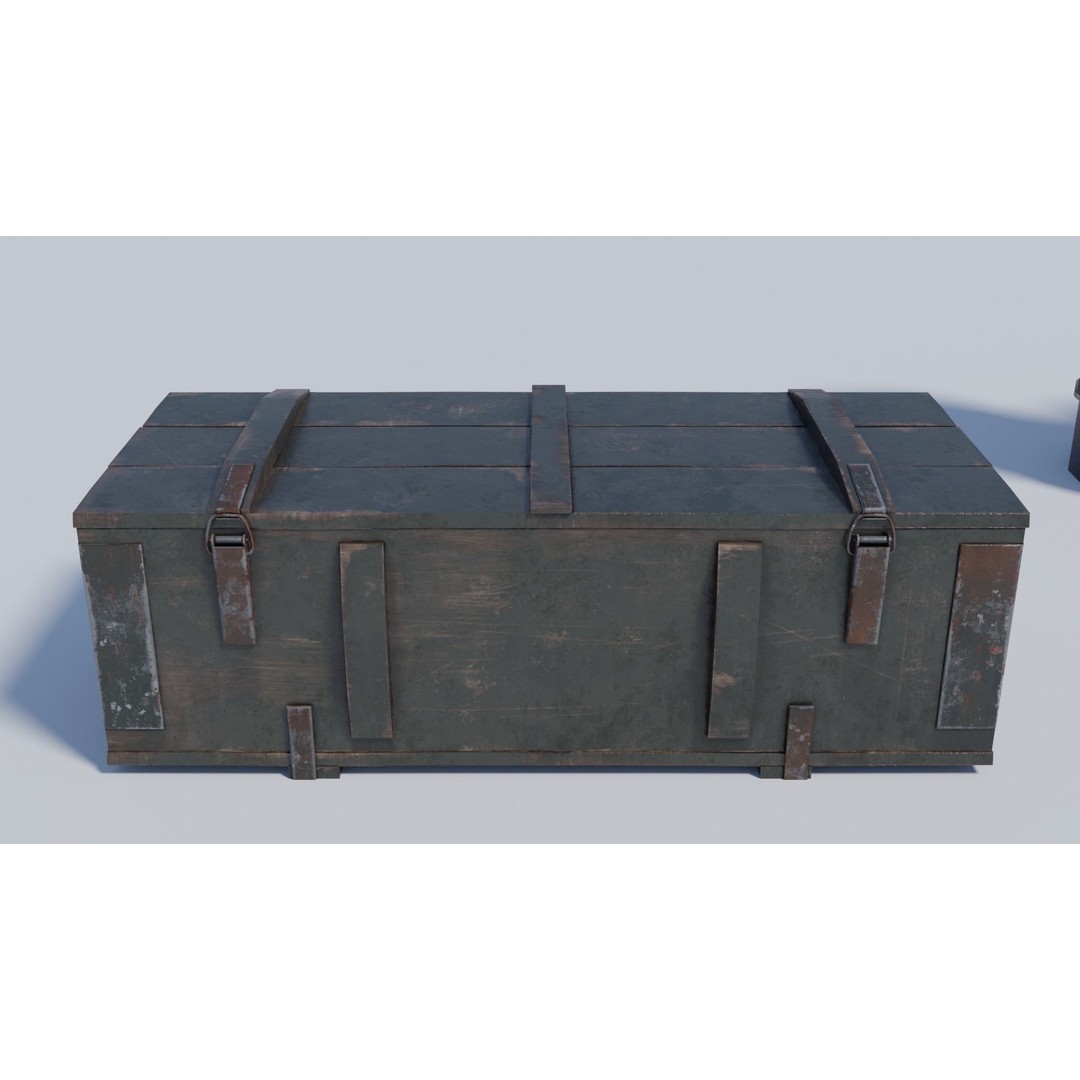 Military and Industrial Prop Pack 3D Model – Low Poly Game Ready Assets, FBX - View 5