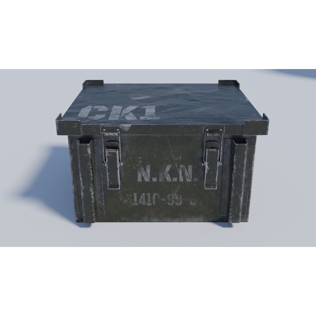Military and Industrial Prop Pack 3D Model – Low Poly Game Ready Assets, FBX - View 7