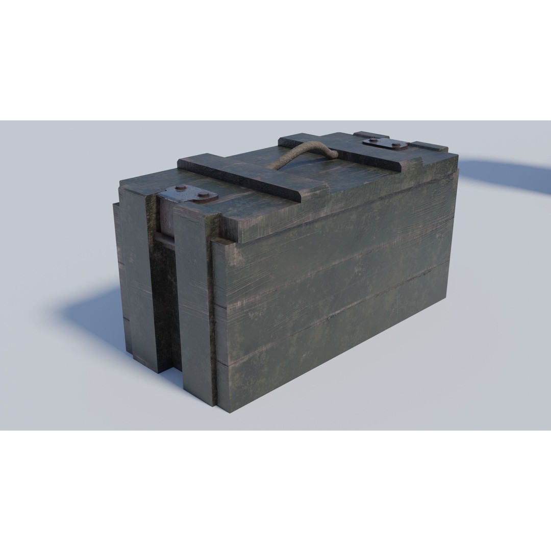 Military and Industrial Prop Pack 3D Model – Low Poly Game Ready Assets, FBX - View 8