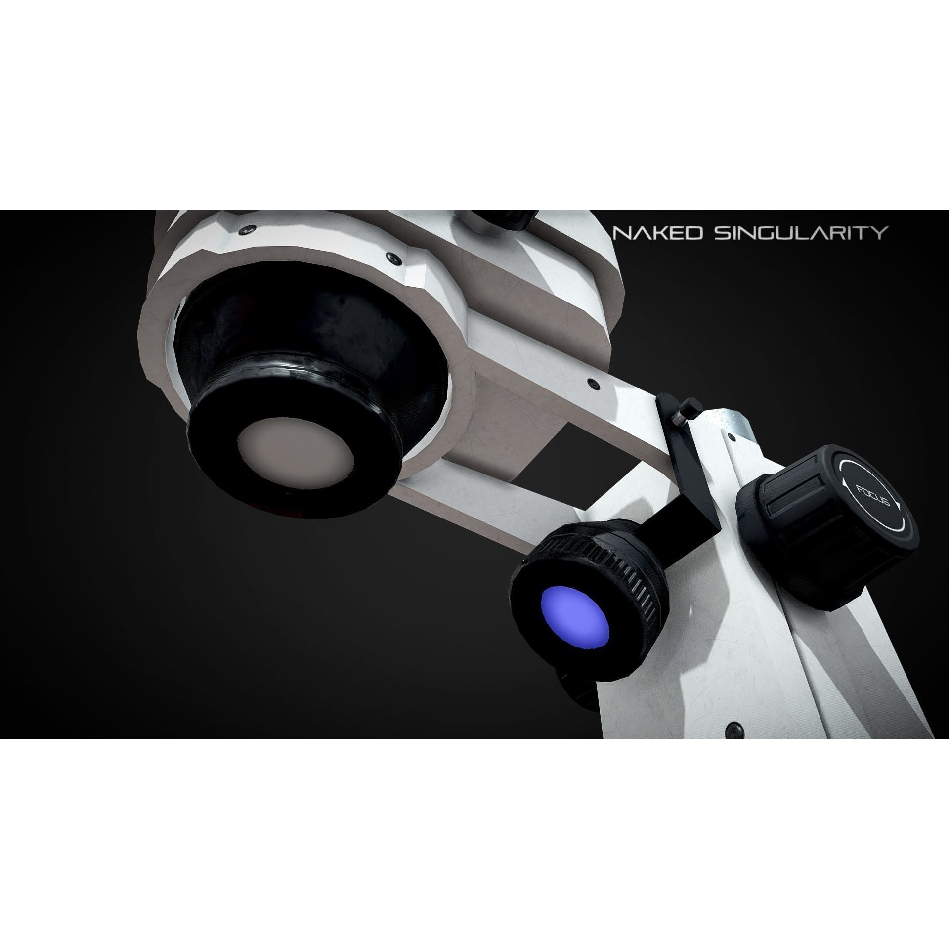 Trinocular Microscope - Low-Poly Game-Ready 3D Model - View 10