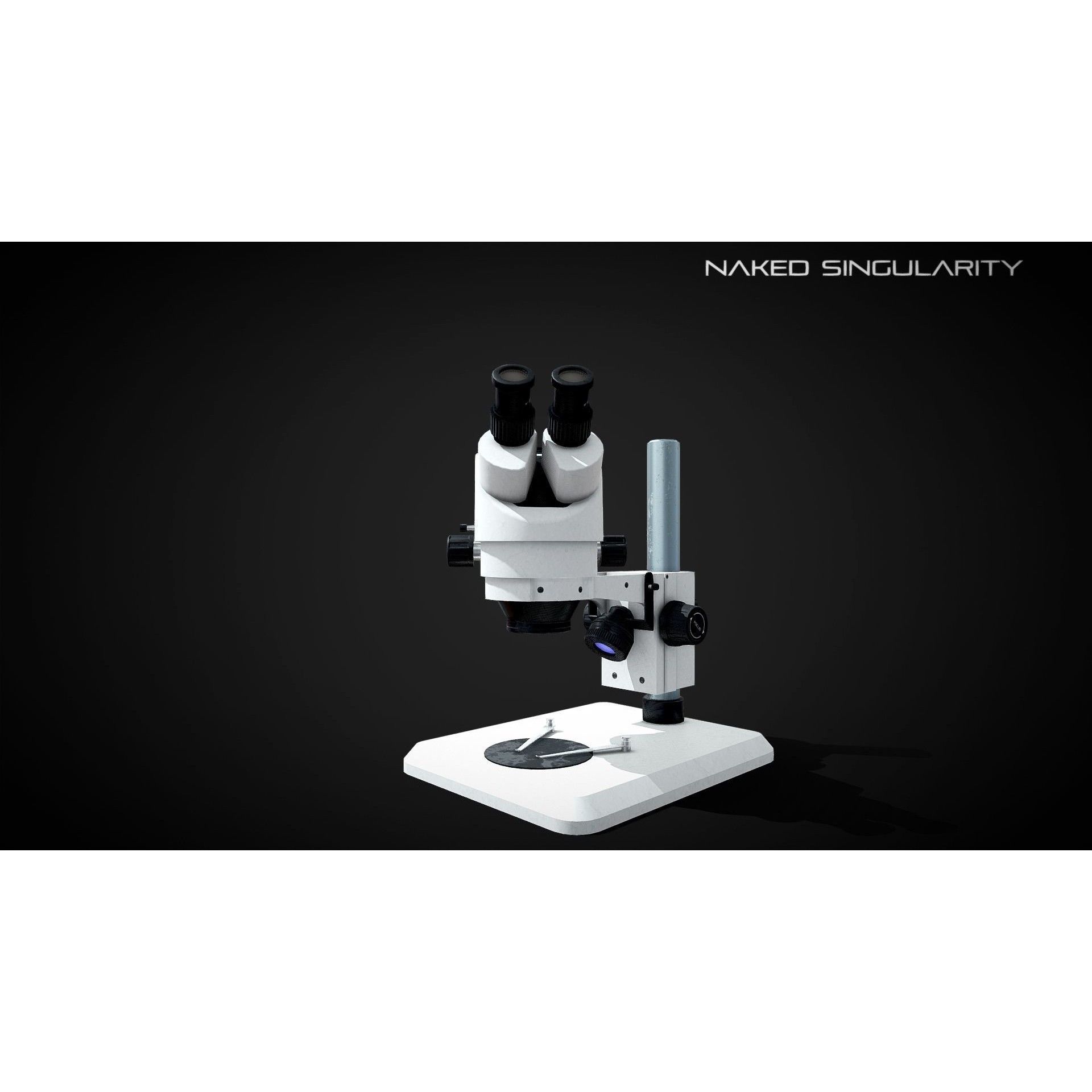 Trinocular Microscope - Low-Poly Game-Ready 3D Model - View 5