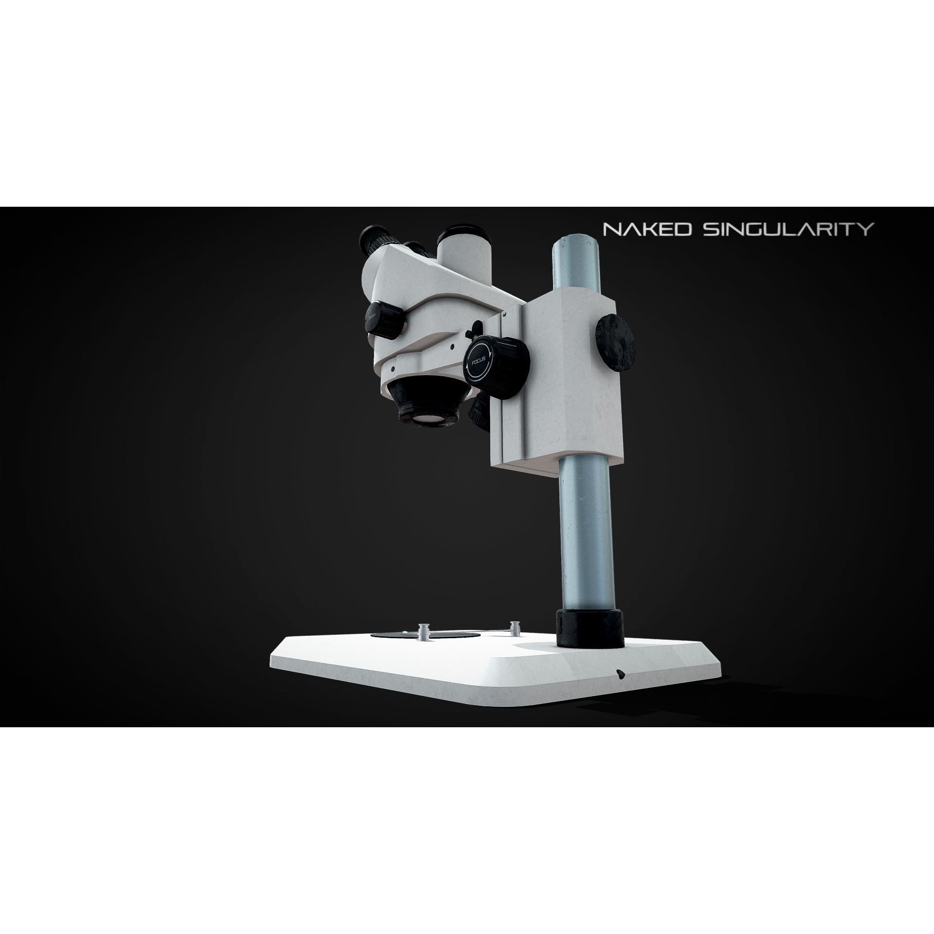 Trinocular Microscope - Low-Poly Game-Ready 3D Model - View 6