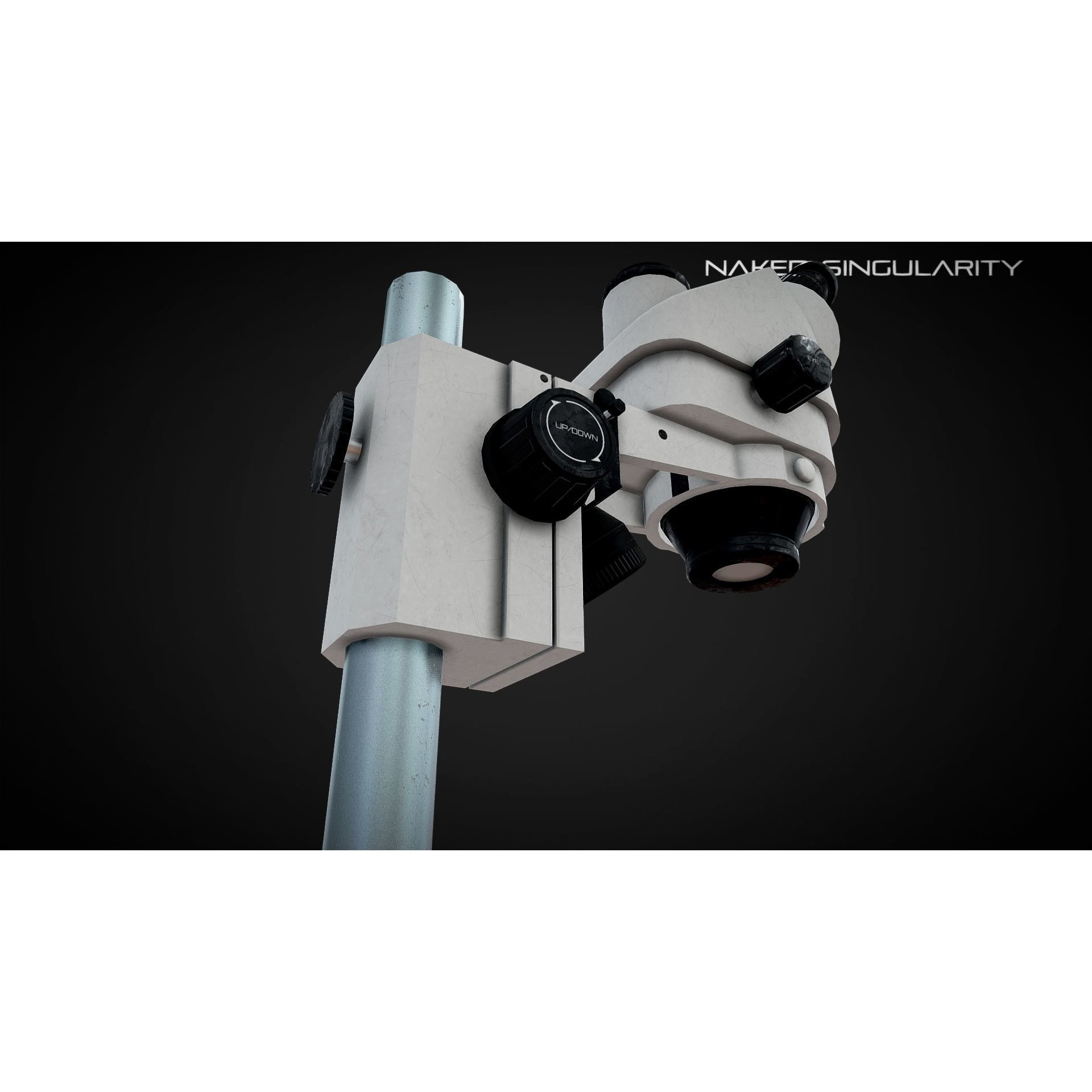 Trinocular Microscope - Low-Poly Game-Ready 3D Model - View 9