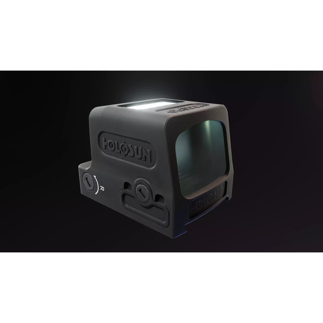 Holosun HE509T X2 3D Model – Low Poly Game Asset, FBX, PBR Textures - View 2
