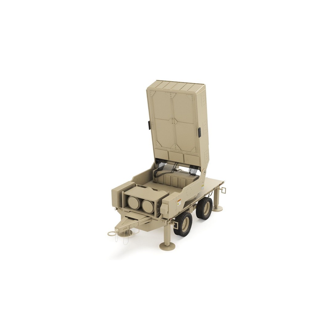Leonidas High-Power Microwave System Radar 3D Model – PBR Game Asset, FBX, OBJ - View 10