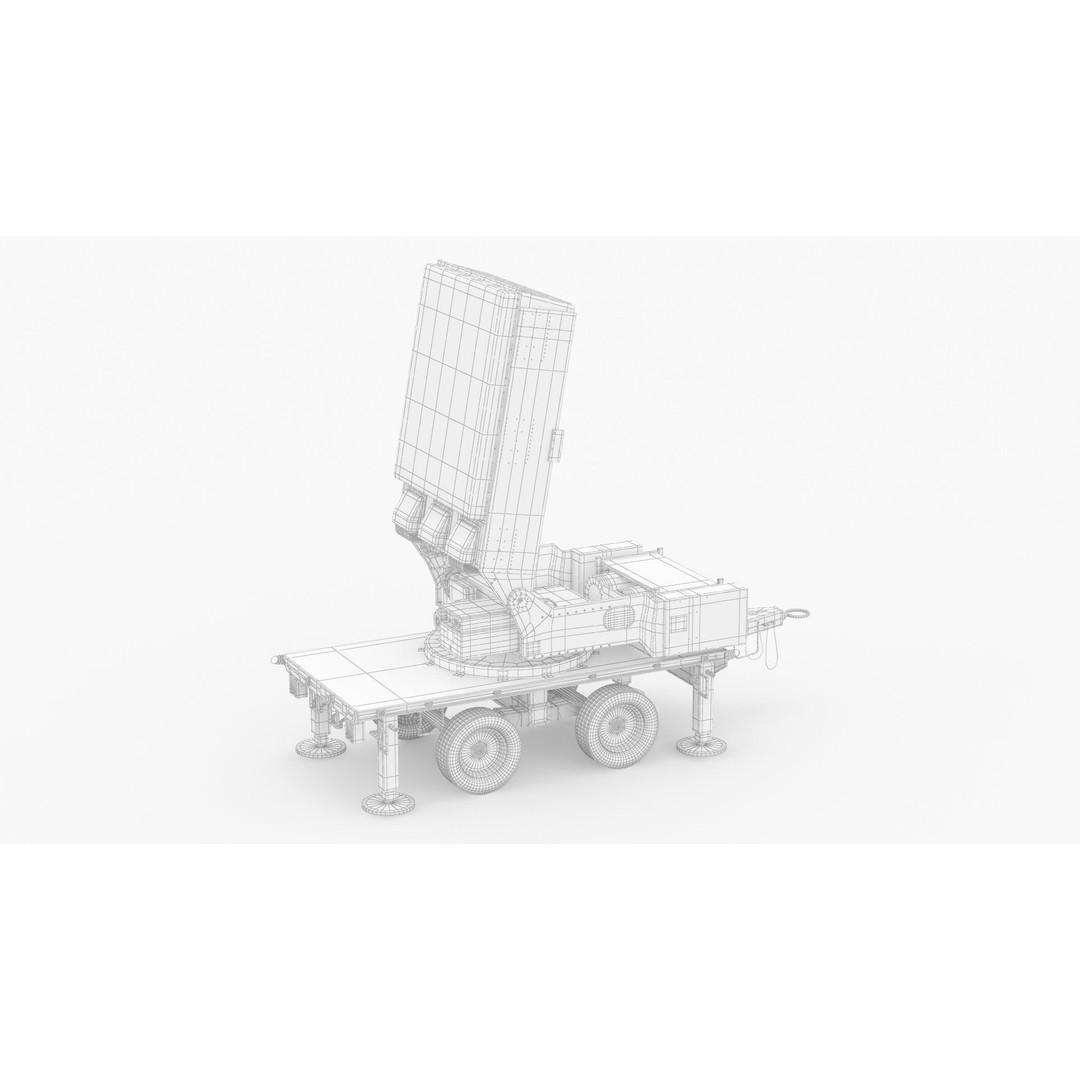 Leonidas High-Power Microwave System Radar 3D Model – PBR Game Asset, FBX, OBJ - View 4