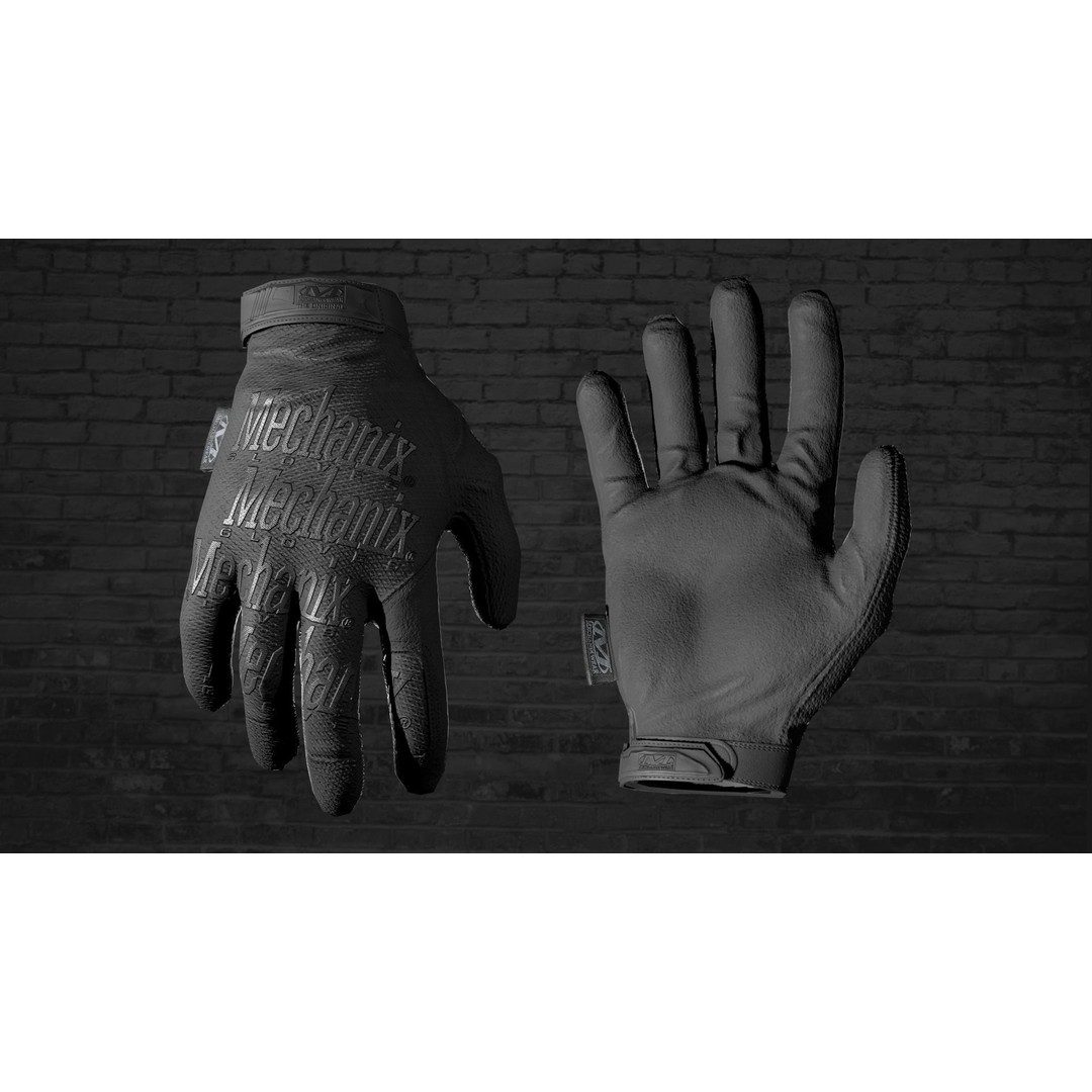 Military Mechanix Gloves 3D Model – Low Poly Game Ready Asset, FBX, OBJ - View 10