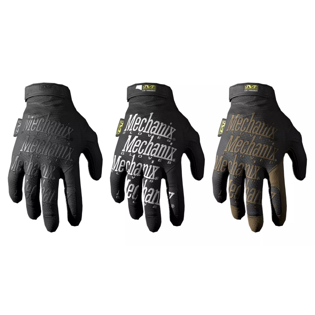 Military Mechanix Gloves 3D Model – Low Poly Game Ready Asset, FBX, OBJ - View 2