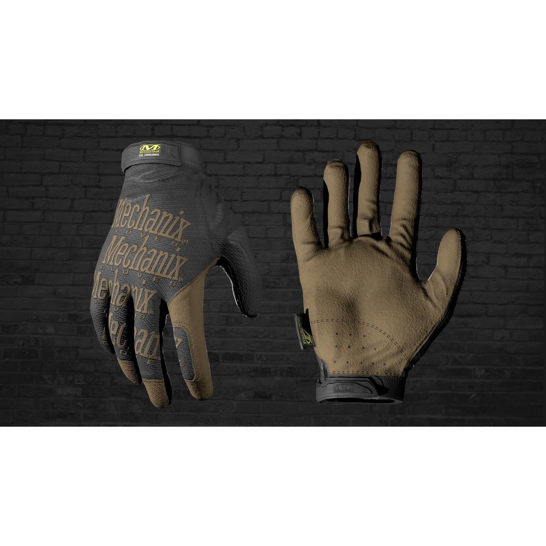 Military Mechanix Gloves 3D Model – Low Poly Game Ready Asset, FBX, OBJ - View 9