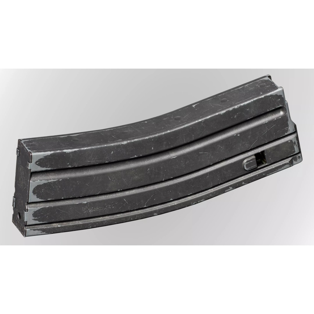 AR15 M4A1 Modular Magazine 3D Model – Low Poly Game Asset, FBX - View 14