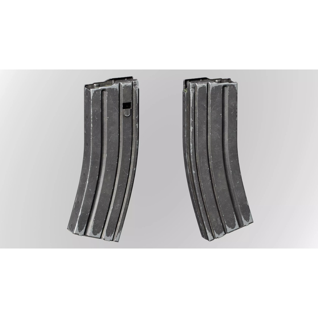 AR15 M4A1 Modular Magazine 3D Model – Low Poly Game Asset, FBX - View 16