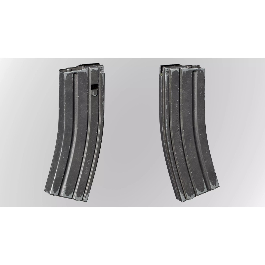 AR15 M4A1 Modular Magazine 3D Model – Low Poly Game Asset, FBX - View 17