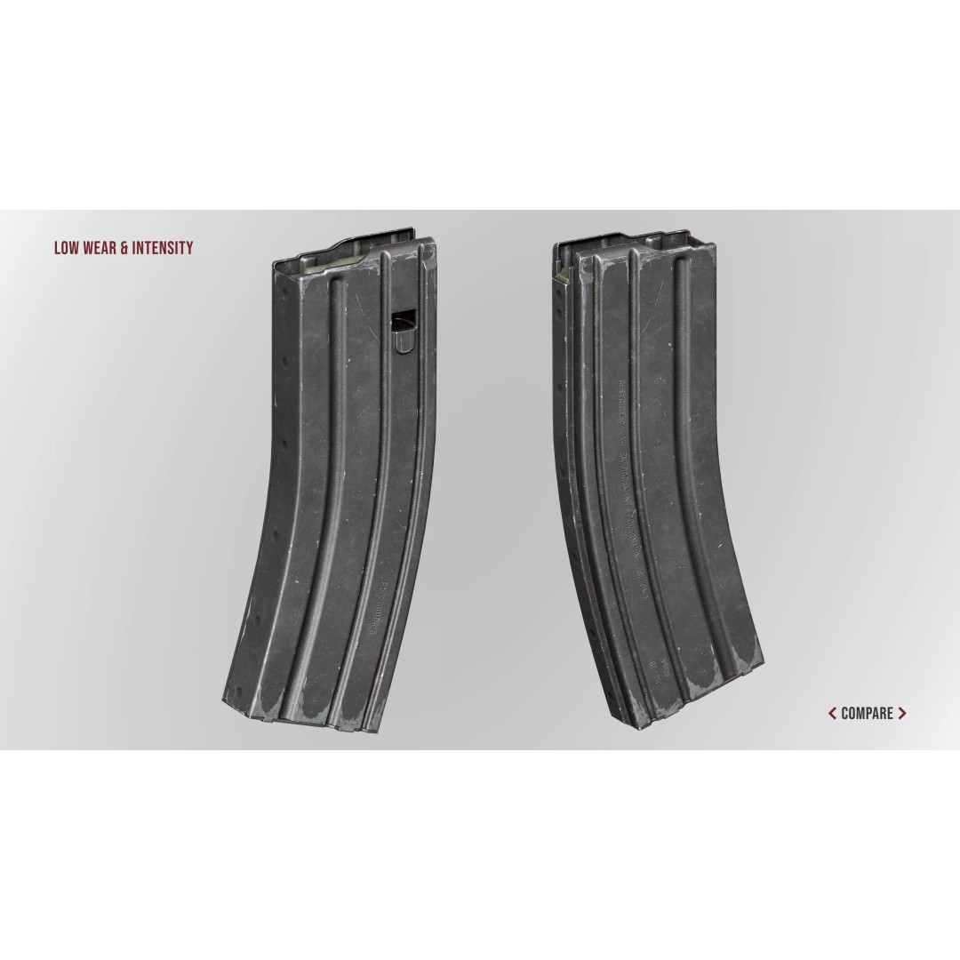 AR15 M4A1 Modular Magazine 3D Model – Low Poly Game Asset, FBX - View 23