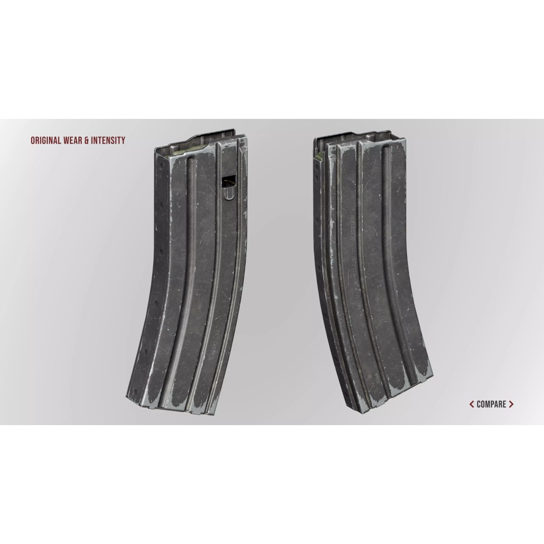 AR15 M4A1 Modular Magazine 3D Model – Low Poly Game Asset, FBX - View 24