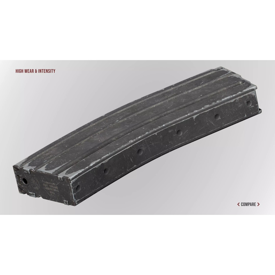 AR15 M4A1 Modular Magazine 3D Model – Low Poly Game Asset, FBX - View 28