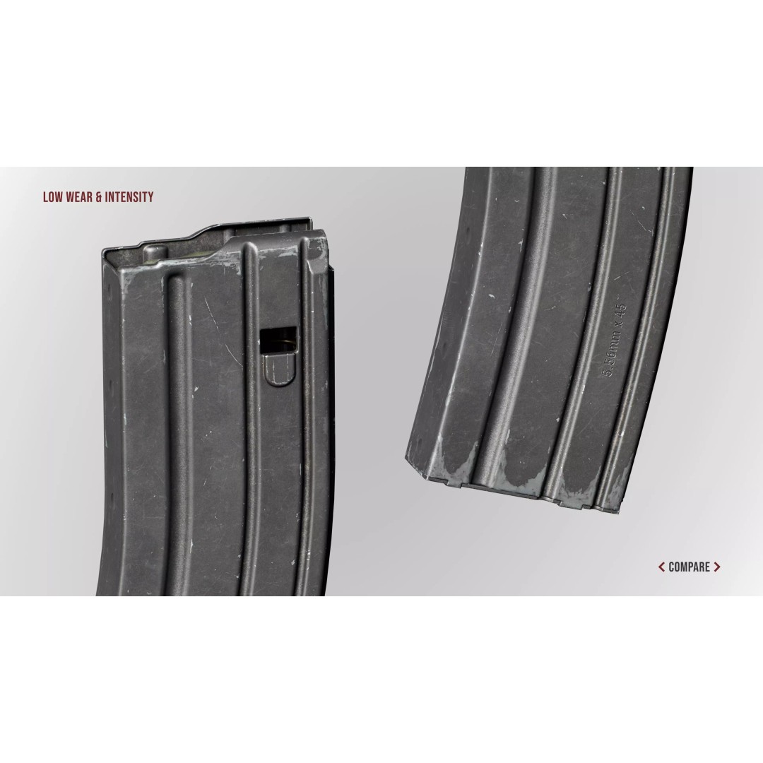 AR15 M4A1 Modular Magazine 3D Model – Low Poly Game Asset, FBX - View 32