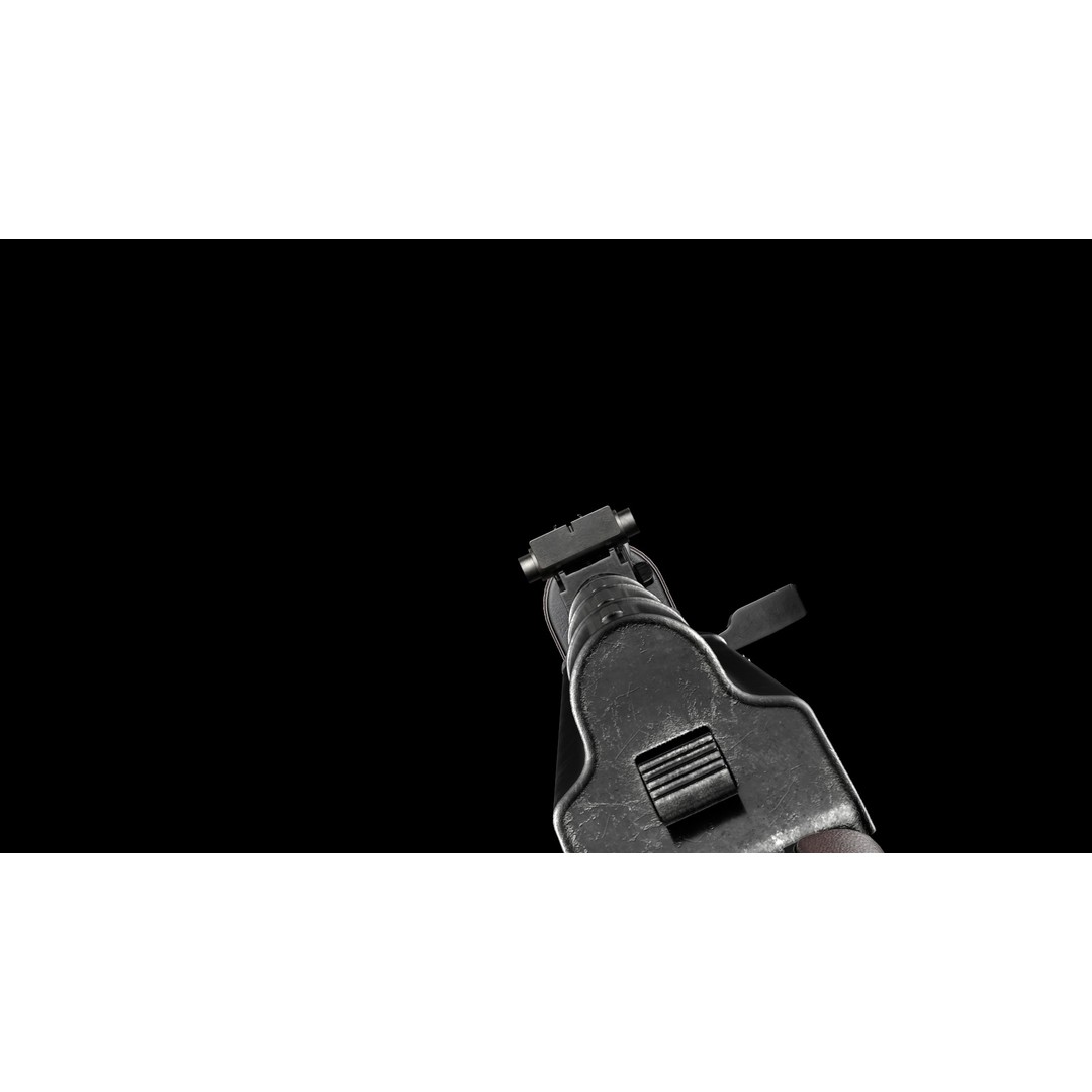 AK-74 Late 3D Model – Low Poly Game Ready Assault Rifle, FBX - View 29