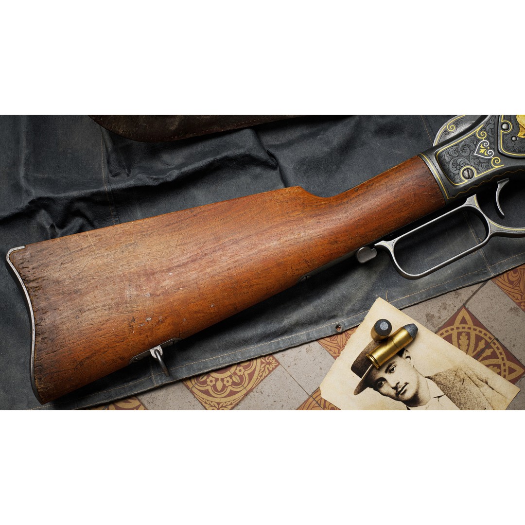 Winchester 1873 Musket 3D Model – Low Poly Game-Ready Asset, FBX - View 5