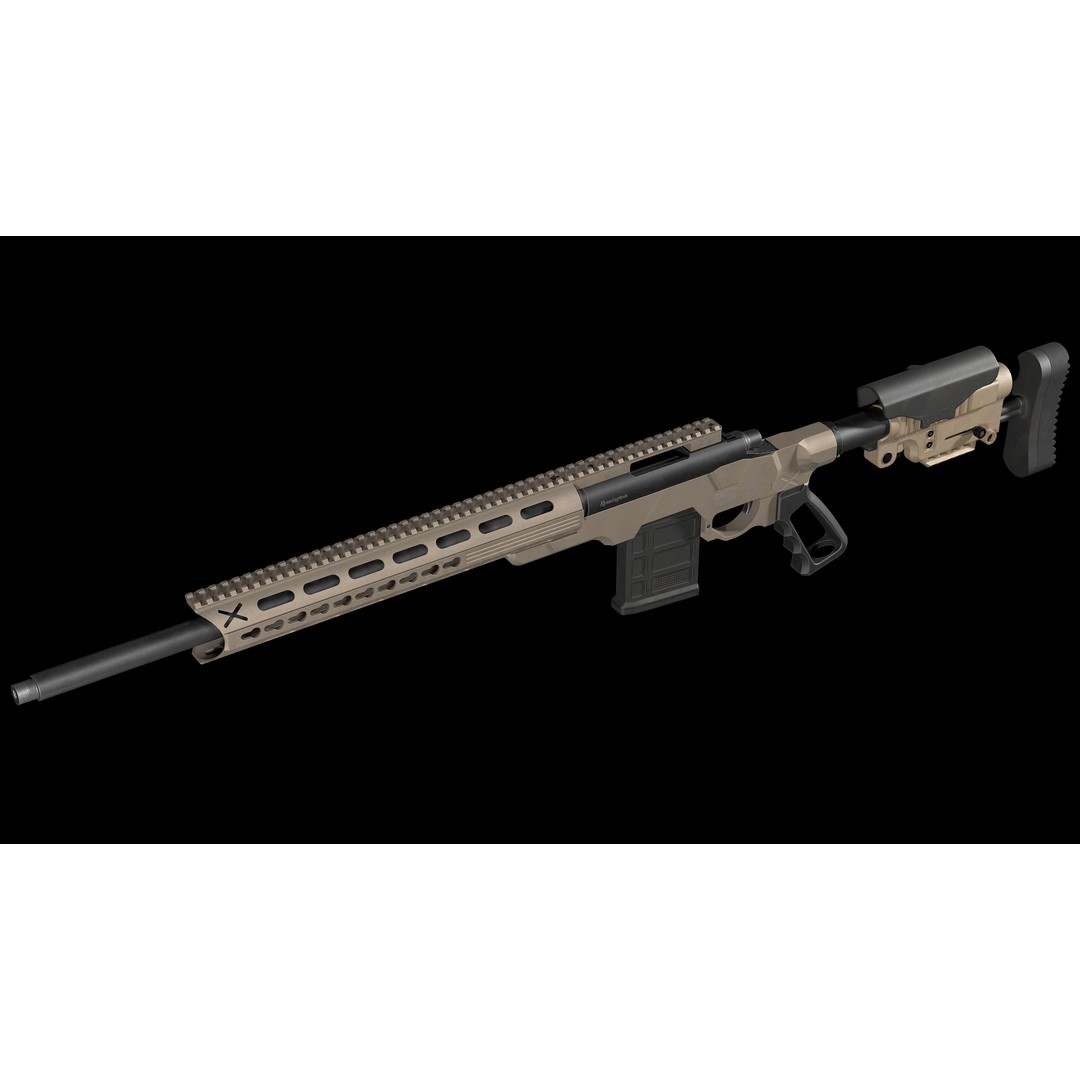 Remington M700 Tactical Sniper Rifle 3D Model – Low-Poly Game Asset, FBX - View 14