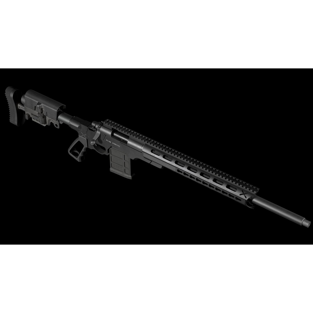 Remington M700 Tactical Sniper Rifle 3D Model – Low-Poly Game Asset, FBX - View 15