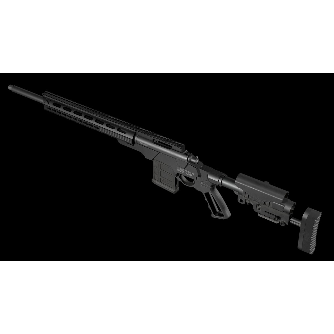 Remington M700 Tactical Sniper Rifle 3D Model – Low-Poly Game Asset, FBX - View 19
