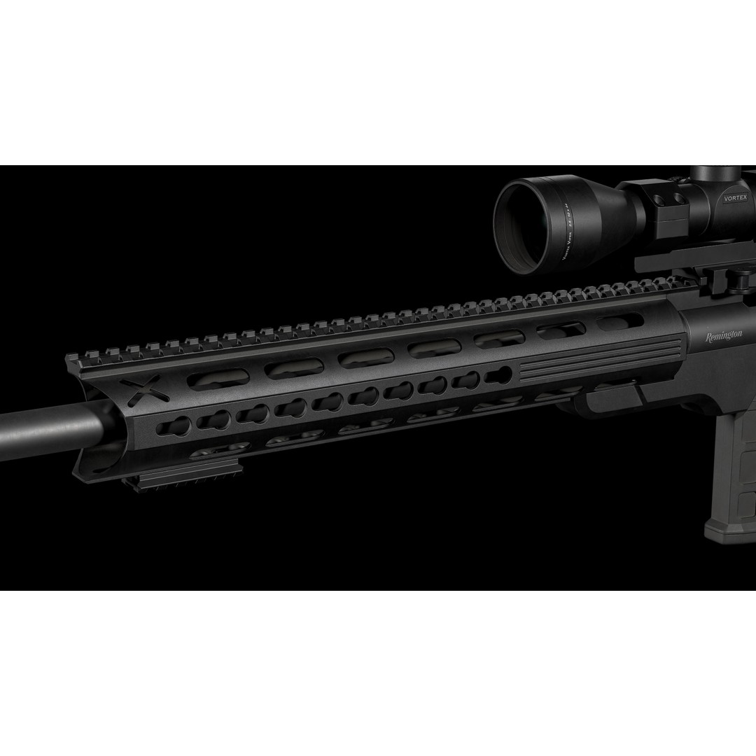 Remington M700 Tactical Sniper Rifle 3D Model – Low-Poly Game Asset, FBX - View 46