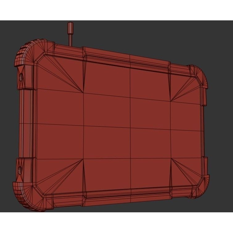 Military Tablet Phone 3D Model – Low Poly Game Asset, PBR Textures - View 17