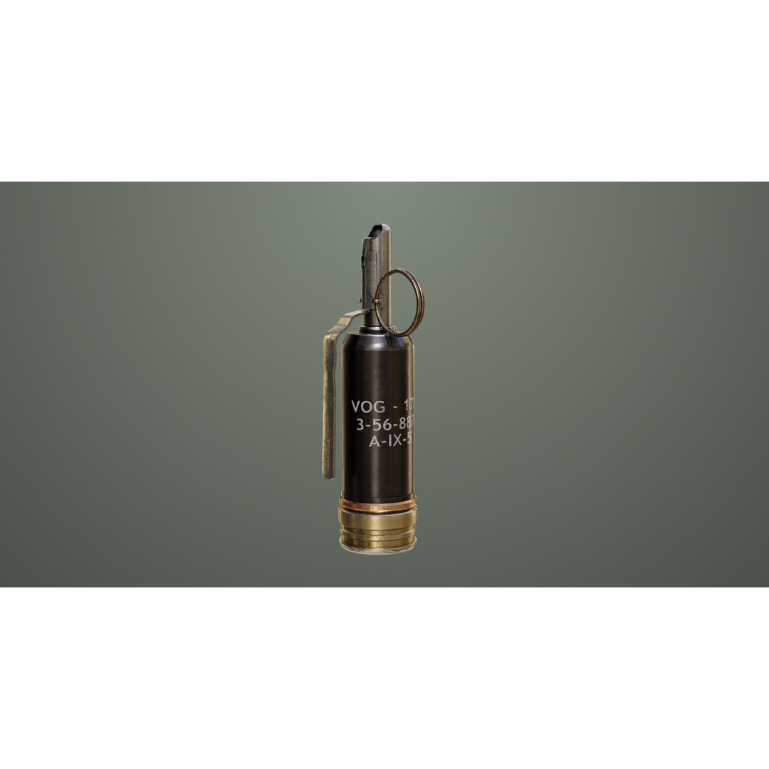 Fragmentation Grenades 3D Model – Low Poly PBR Game Asset, FBX - View 21